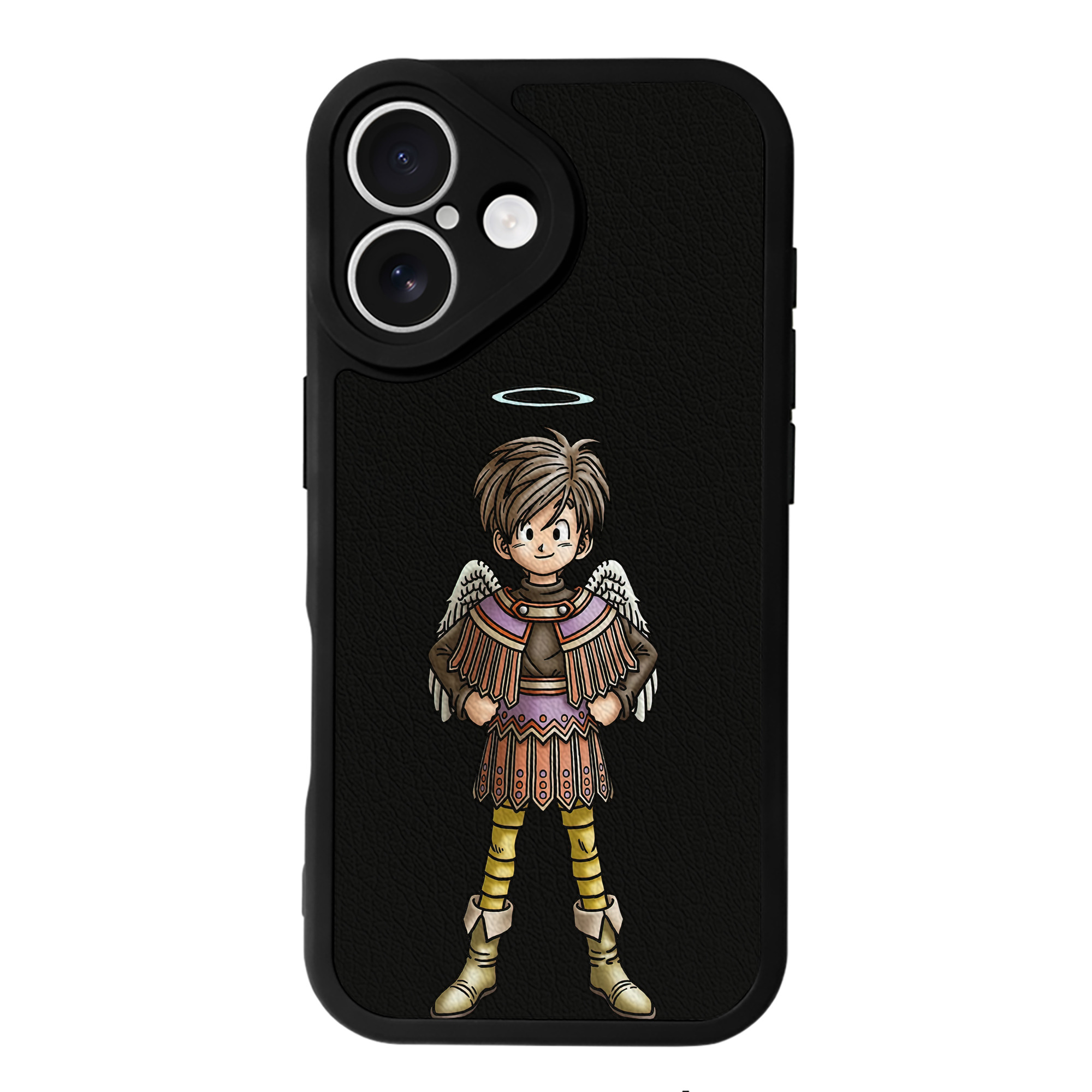 （画像用） ドラゴンクエスト Doragon Kuesuto Dragon Quest 【iPhone 16シリーズ対応】シリコンスマホケース（レザー調） 材質：シリコン